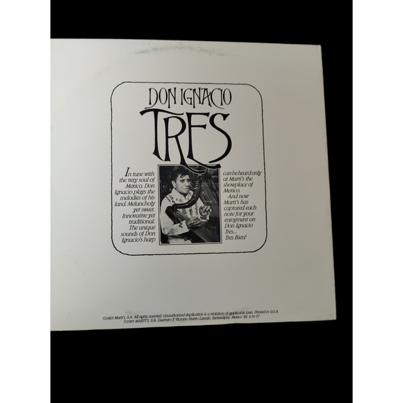 Tres vinyl record - Picture 2 of 2